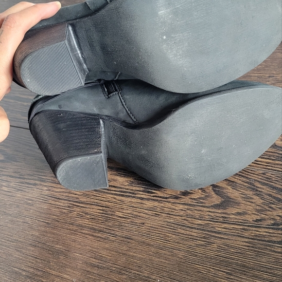 Steve Madden leather black heel - Picture 3 of 4